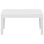 Set de muebles de jardín 4 piezas con cojines plástico blanco de vidaXL, Conjuntos de jardín - Ref: Foro24-3059831, Precio: 2...