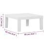 4-piece garden furniture set with white plastic cushions by vidaXL, Garden sets - Ref: Foro24-3059831, Price: 301,86 €, Disco...