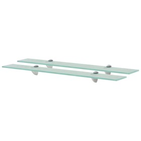 Schweberegale 2 Einheiten Glas 8 mm 70x10 cm von vidaXL, Regale und Regale - Ref: Foro24-3051498, Preis: 30,46 €, Rabatt: %