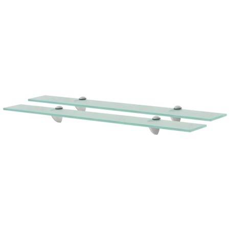 Schweberegale 2 Einheiten Glas 8 mm 70x10 cm von vidaXL, Regale und Regale - Ref: Foro24-3051498, Preis: 30,46 €, Rabatt: %