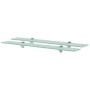 Floating shelves 2 units glass 8 mm 70x10 cm by vidaXL, Shelves and shelves - Ref: Foro24-3051498, Price: 30,46 €, Discount: %