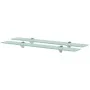 Floating shelves 2 units glass 8 mm 70x10 cm by vidaXL, Shelves and shelves - Ref: Foro24-3051498, Price: 29,57 €, Discount: %
