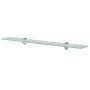 Floating shelves 2 units glass 8 mm 70x10 cm by vidaXL, Shelves and shelves - Ref: Foro24-3051498, Price: 29,57 €, Discount: %