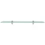 Floating shelves 2 units glass 8 mm 70x10 cm by vidaXL, Shelves and shelves - Ref: Foro24-3051498, Price: 29,57 €, Discount: %
