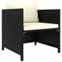 7-piece garden furniture set with black synthetic rattan cushions by vidaXL, Garden sets - Ref: Foro24-3059788, Price: 425,69...