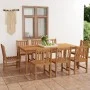 Garten-Essgruppe 9-teilig aus massivem Teakholz von vidaXL, Gartensets - Ref: Foro24-3059946, Preis: 1,00 €, Rabatt: %