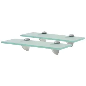Schwebende Regale 2 Elemente Glas 8 mm 30x20 cm von vidaXL, Regale und Regale - Ref: Foro24-3051518, Preis: 26,40 €, Rabatt: %