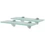 Floating shelves 2 units glass 8 mm 30x20 cm by vidaXL, Shelves and shelves - Ref: Foro24-3051518, Price: 26,40 €, Discount: %