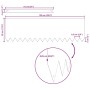 Borduras para césped 30 pcs 100 x 0.5 x 30 cm Acero