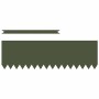 Borduras para césped 30 pcs Verde oliva 100 x 0.5 x 30 cm Acero