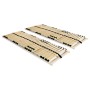 Slatted bases with 28 slats 7 zones 2 units 70x200 cm by vidaXL, Beds and slatted bases - Ref: Foro24-3051416, Price: 145,27 ...
