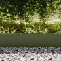 Borduras para césped 50 pcs Verde oliva 100 x 0.5 x 30 cm Acero