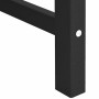 Silla de comedor de jardín. 4 pcs Negro 65.5 x 55.5 x 88cm
