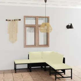 6-piece garden furniture set and black synthetic rattan cushions by vidaXL, Garden sets - Ref: Foro24-3059782, Price: 285,35 ...