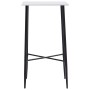 Juego de mesa alta y taburetes 5 piezas plástico negro de vidaXL, muebles para cocinas y comedores - Ref: Foro24-279973, Prec...