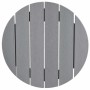 Juego de Bar en el Jardín 3 pcs Gris claro HDPE