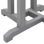 Juego de Bar en el Jardín 3 pcs Gris claro HDPE