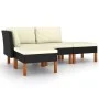 6-piece garden furniture set and black synthetic rattan cushions by vidaXL, Garden sets - Ref: Foro24-3059731, Price: 235,57 ...