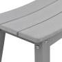 Juego de Bar en el Jardín 6 pcs Gris claro HDPE