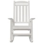 Silla mecedora de jardín 2 pcs 70 x 92 x 108cm Plástico