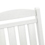 Silla mecedora de jardín 2 pcs 70 x 92 x 108cm Plástico