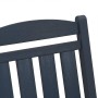 Silla mecedora de jardín 2 pcs Azul Marino 70 x 92 x 108cm