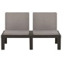 6-piece garden furniture set with gray plastic cushions by vidaXL, Garden sets - Ref: Foro24-3059834, Price: 436,74 €, Discou...