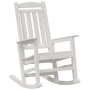 Silla mecedora de jardín 3 pcs 38 x 38 x 46cm Plástico