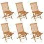 Garden dining set 7 pieces solid teak wood by vidaXL, Garden sets - Ref: Foro24-3059602, Price: 518,67 €, Discount: %