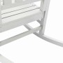 Silla mecedora de jardín 3 pcs 38 x 38 x 46cm Plástico
