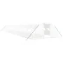 Greenhouse with white steel structure 88 m² 22x4x2 m by vidaXL, Greenhouses - Ref: Foro24-3188081, Price: 912,17 €, Discount: %