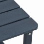 Silla mecedora de jardín 3 pcs Azul Marino 38 x 38 x 46cm