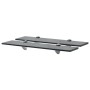 Floating shelves 2 units glass 8 mm 50x20 cm by vidaXL, Shelves and shelves - Ref: Foro24-3051528, Price: 35,77 €, Discount: %