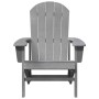 Muebles de lounge para jardín 2 pcs Gris Claro 74 x 82 x 90cm