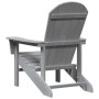 Muebles de lounge para jardín 2 pcs Gris Claro 74 x 82 x 90cm