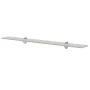 Floating shelves 2 units glass 8 mm 80x20 cm by vidaXL, Shelves and shelves - Ref: Foro24-3051539, Price: 48,76 €, Discount: %