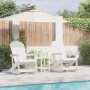 Conjunto de Sofás de Jardín 3 pcs HDPE