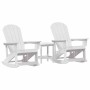 Conjunto de Sofás de Jardín 3 pcs HDPE