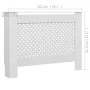 Radiator covers 2 units white MDF 112x19x81.5 cm by vidaXL, Accessories for heating radiators - Ref: Foro24-3051377, Price: 1...