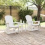 Conjunto de Sofás de Jardín 3 pcs HDPE