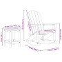 Conjunto de Sofás de Jardín 3 pcs HDPE