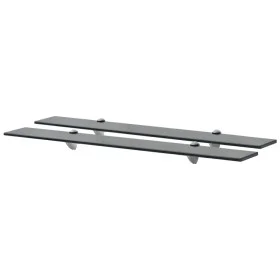 Floating shelves 2 units glass 8 mm 80x10 cm by vidaXL, Shelves and shelves - Ref: Foro24-3051507, Price: 31,34 €, Discount: %