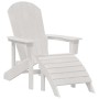 Muebles de lounge para jardín 2 pcs Blanco 74 x 82 x 90cm