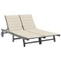 Gartenliege für 2 Personen und Auflagen aus massivem Akazienholz von vidaXL, Liegen - Ref: Foro24-3061391, Preis: 389,56 €, R...