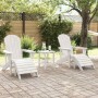 Muebles de lounge para jardín 3 pcs Blanco 38 x 38 x 46cm en Sillas de jardín | Comprar online en Foro24