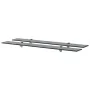 Floating shelves 2 units glass 8 mm 90x20 cm by vidaXL, Shelves and shelves - Ref: Foro24-3051532, Price: 53,18 €, Discount: %