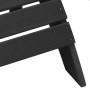 Muebles de lounge para jardín 3 pcs Negro 38 x 38 x 46cm
