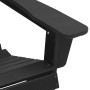 Muebles de lounge para jardín 3 pcs Negro 38 x 38 x 46cm