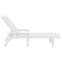 Muebles de lounge para jardín 2 pcs 53 x 195.5 x 30cm