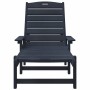 Muebles de lounge para jardín 2-persona 2 pcs Azul Marino